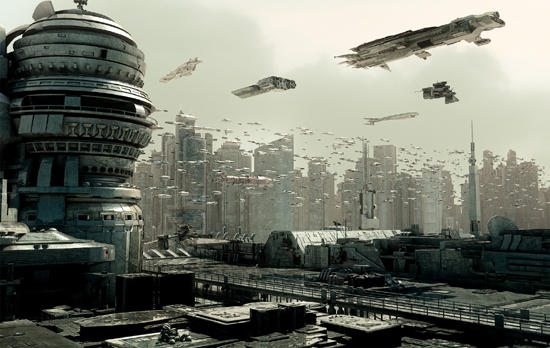 Breathtaking Future City Concept Art 