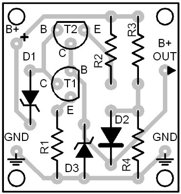 Parts Placement Layout Circuit Diagram