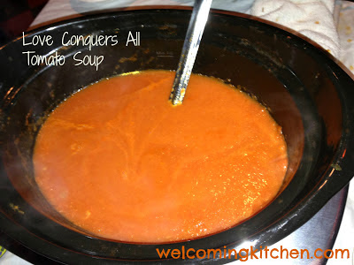 tomato soup with coconut milk