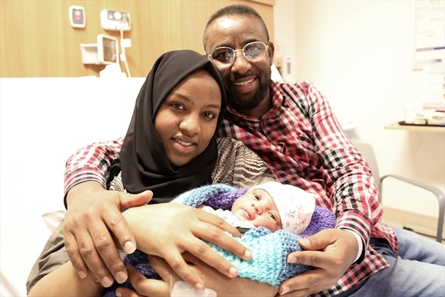 Somali refugees usher in 2020 with new baby at Humber River Hospital