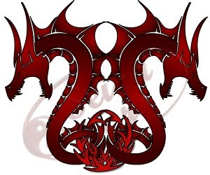 red dragons tattoo