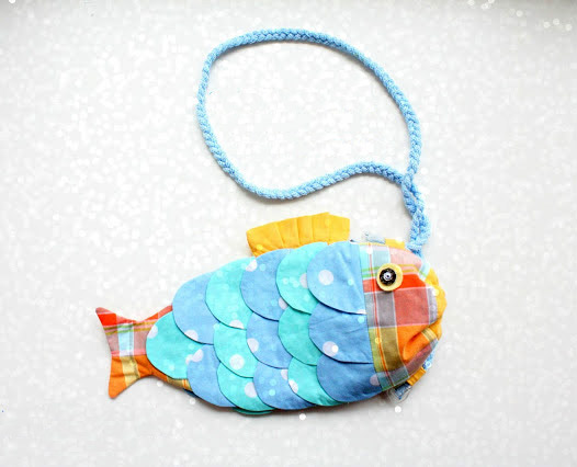 Cute Fish Handbag for Kids. DIY Tutorial in Pictures.