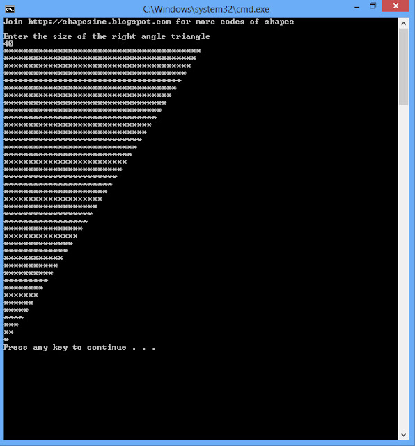 Right_Angle_Triangle_Shapes_In_C