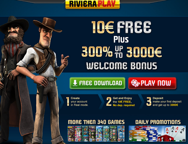 Riviera Play Casino | Welcome No Deposit and Match Bonuses