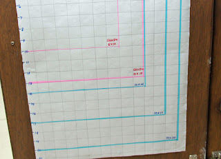 Grid of plastic bag sizes.