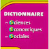 Le dictionnaire de sciences économiques et sociales