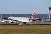 Qatar Airways B7773DZ (ER) A7BAE msn 36104 arrived into . (qatar airways dz er bae )