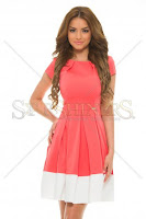 Rochie PrettyGirl Susceptible Coral (PrettyGirl)