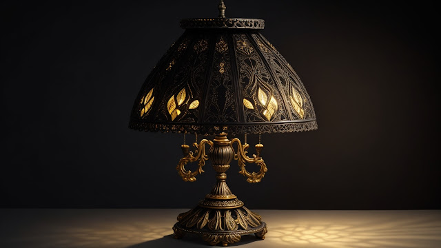 The Black and Gold Table Lamp