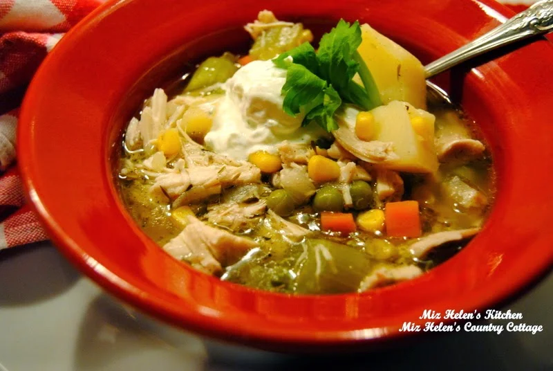 Chicken Vegetable Soup at Miz Helen's Country Cottage