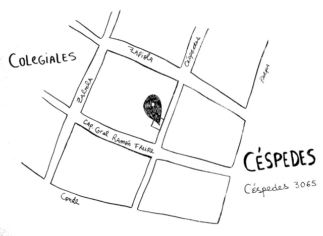 Mapa Librería Céspedes