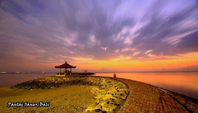 Sunset Pantai Sanur