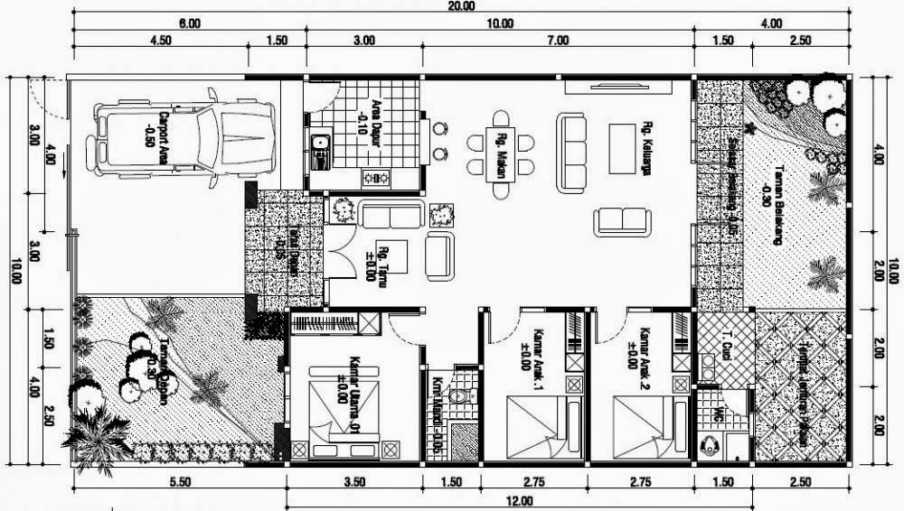 Desain Rumah  Minimalis 10x20 Dengan Kolam Renang Rumah  Mini