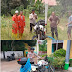 Cegah Karhutla, Personel Polsek Sanga Desa Polres Muba Polda Sumsel Memodifikasi Kendaraan Motor Roda 2 Menjadi Mesin Pompa Air