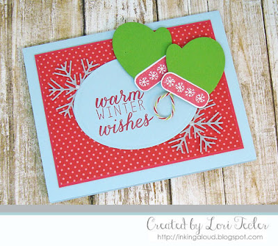 Warm Winter Wishes card-designed by Lori Tecler/Inking Aloud-stamps and dies from Reverse Confetti