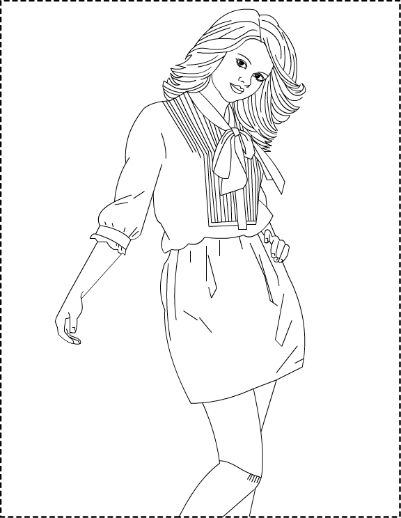 Free Coloring Pages: Selena Gomez *** Coloring pages