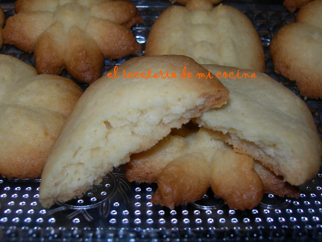 galletas de mantequilla con pistola