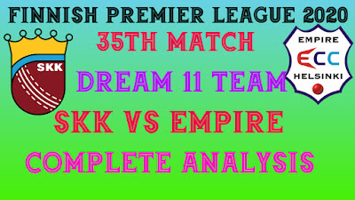Today Match Prediction SKK vs Empire CC-FPL 2020