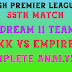 Today Match Prediction SKK vs Empire CC-FPL 2020 18th Match-Who will win SKK vs ECC
