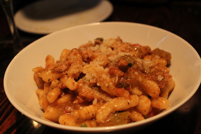 Cavatelli di pollo at Coppa, Boston, Mass.