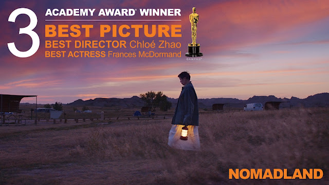 恭喜 Searchlight Pictures《浪跡天地》（NOMADLAND）榮獲第93屆 奧斯卡金像獎 三項大獎