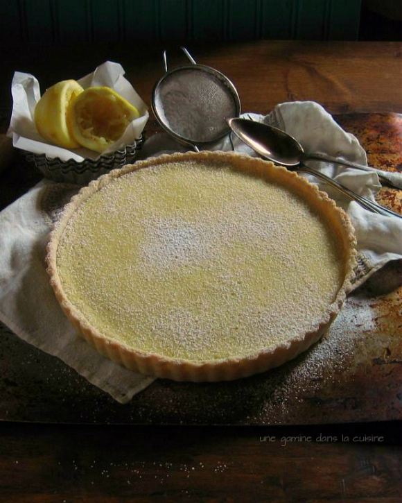 lemon tart with lemon-vanilla sablé / une gamine dans la cuisine