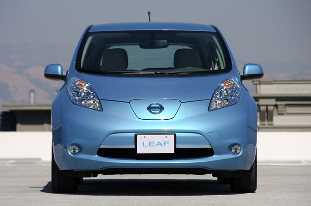 2011 Nissan Leaf electric car front view