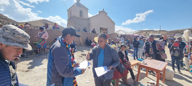 Am Fest von Erzengel Michael, in Jocona, Potosí – Bolivien