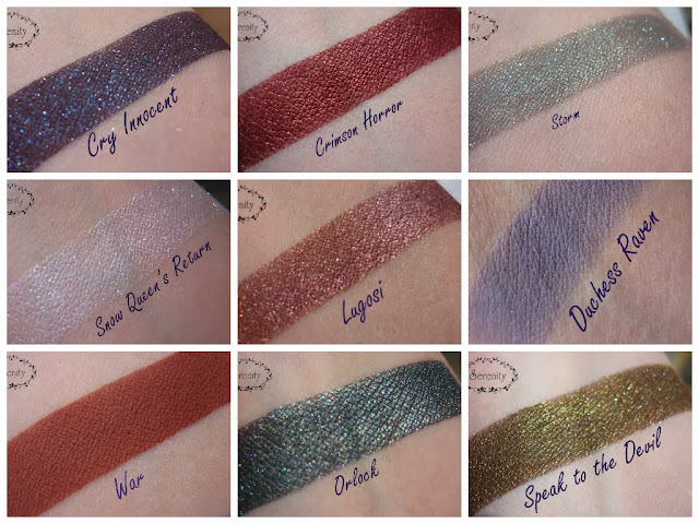 Notoriously Morbid Swatches