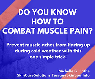Prevent muscle aches and pain with this one simple trick from Skincare Solutions by Michelle