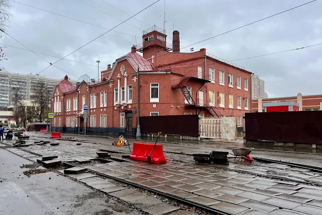 улица Шаболовка, реконструируемое Трамвайное депо имени П. Л. Апакова