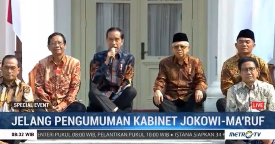 RESMI Ini Susunan Lengkap Kabinet Indonesia Maju  Joko 