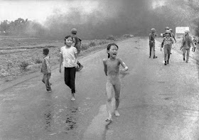 ‘Napalm girl' Phan Thị Kim Phúc Running from Village to escape the flaming napalm.