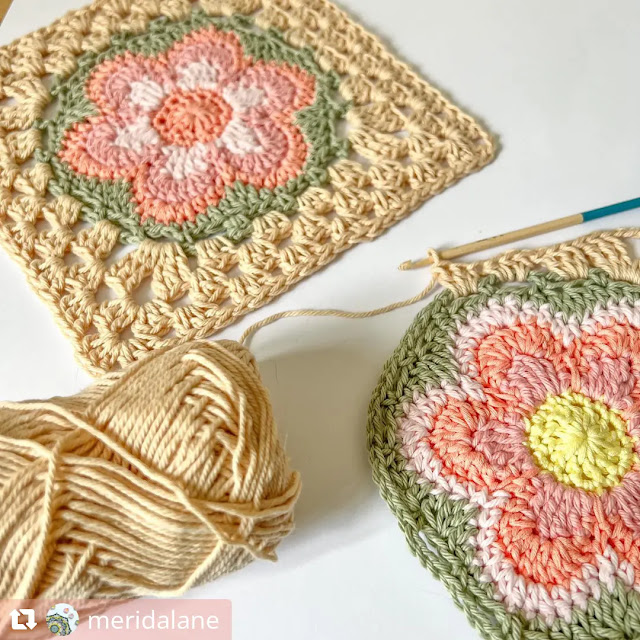 15 GRANNYS A CROCHET EN COLOR PASTEL para usar en individuales, bolsos y más 🌺