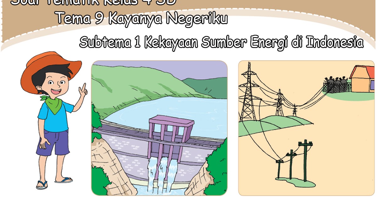 Soal Ulangan Harian Tematik Kelas 4 Tema 9 Subtema 1