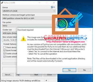  Kali ini aku ingin share bagaimana caranya menciptakan  Install Ubuntuk Desktop Menggunakan Flahdisk dengan pinjaman Rufus