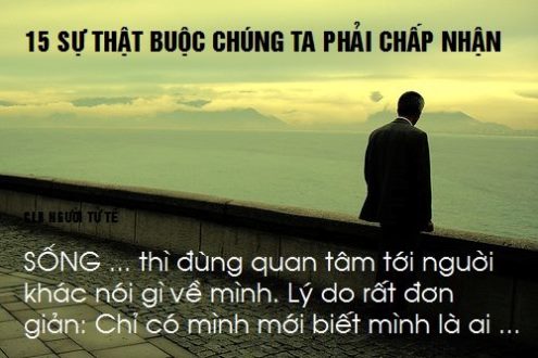 15 sự thật buộc ta phải chấp nhận