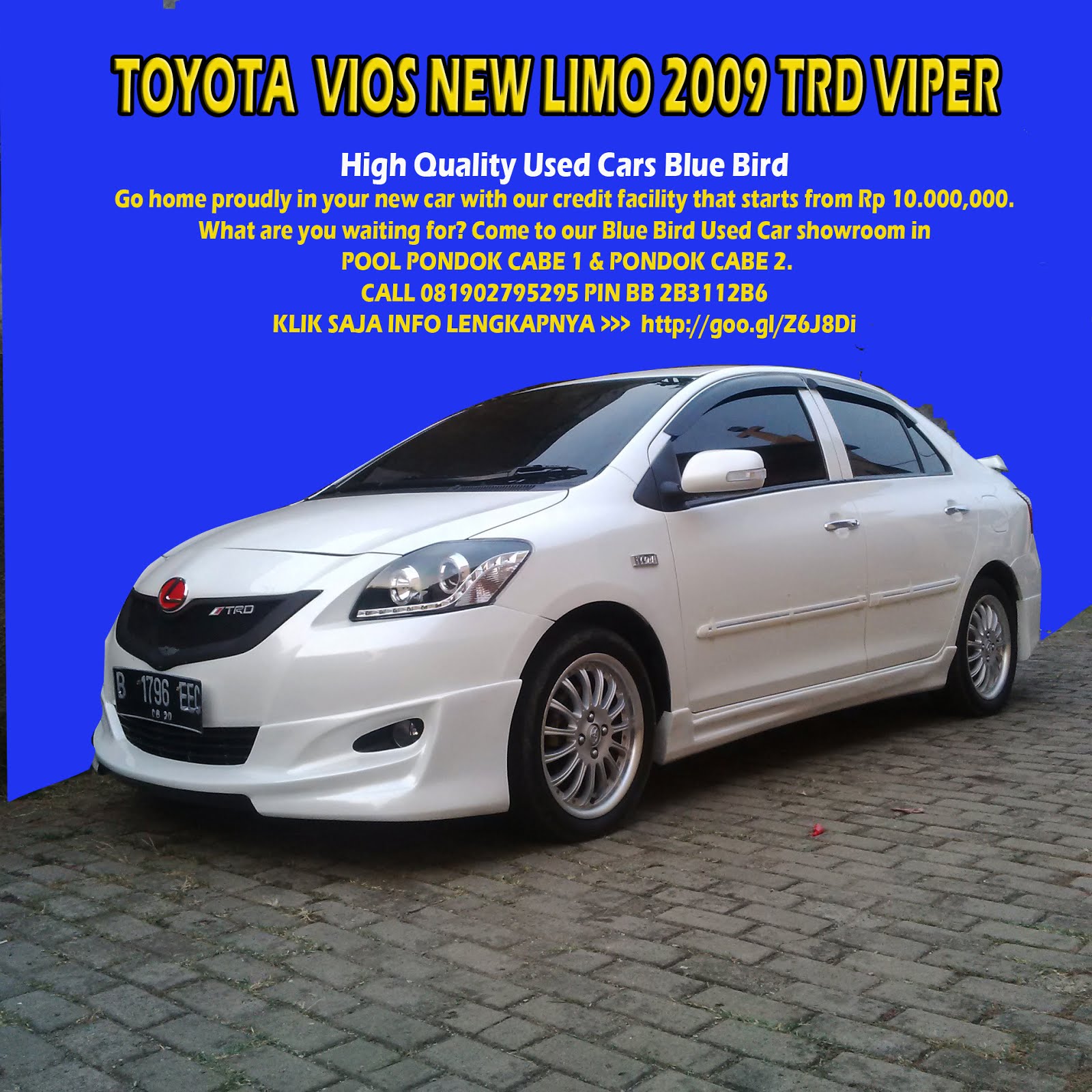 Spesial Jual Toyota Vios Limo Eks Blue Bird Google