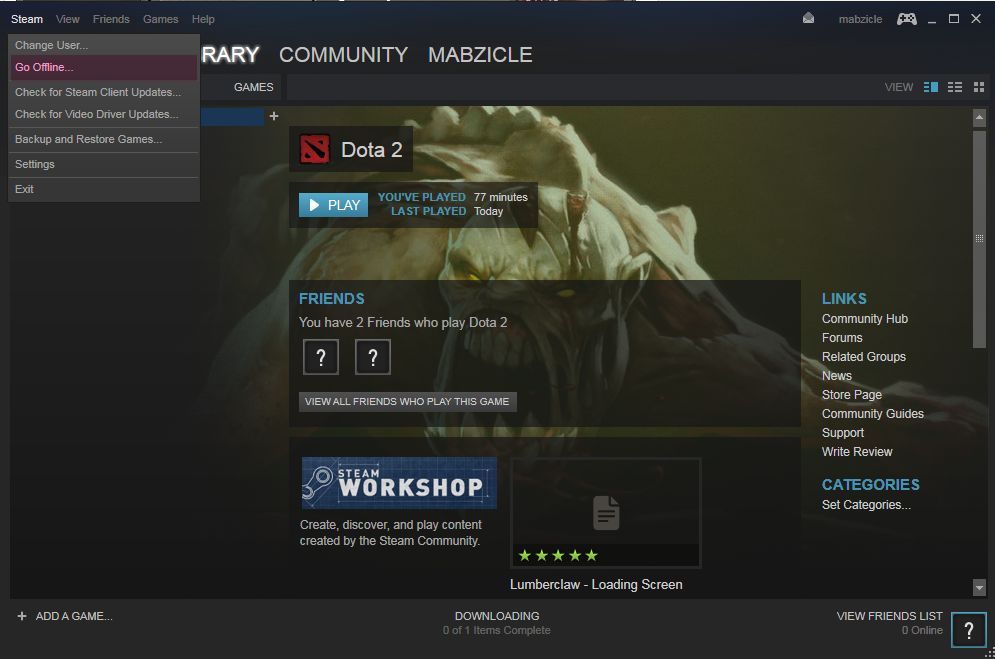 HOW TO : PLAY DOTA 2 IN OFFLINE MODE  WELCOME THE 