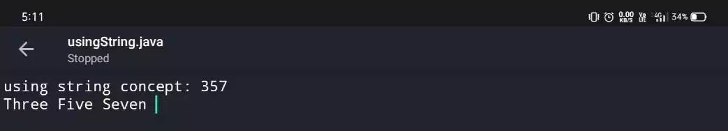 print digit of a number in words using String concept print digit of a number in words using String concept