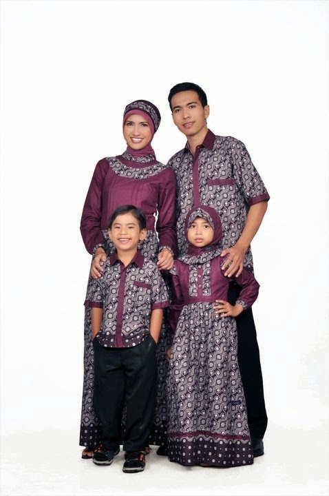 Busana Muslim  Couple  Keluarga  Ayah Ibu dan Anak