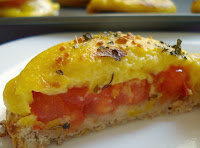 Canapés de Tomate e Vegarella (vegana)