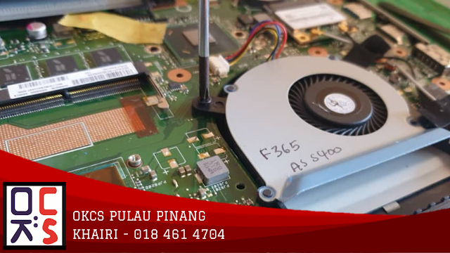 SOLVED: KEDAI LAPTOP BUKIT TENGAH | ASUS S400C FAN NOISY, CLICKING SOUND, SUSPECT FAN PROBLEM, NEW FAN REPLACEMENT