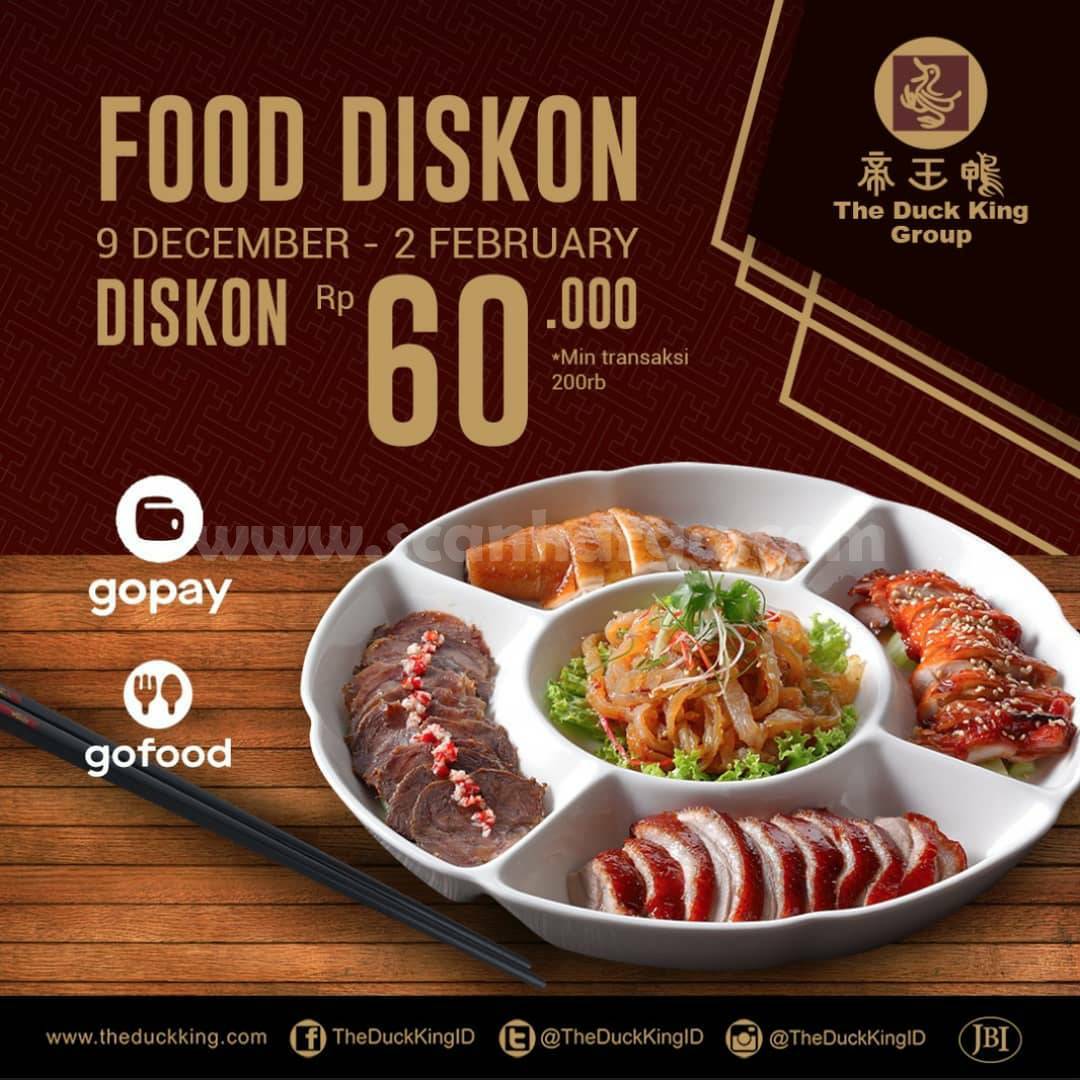 The Duck King FOODISKON Promo Diskon Rp 60.000 via Gofood