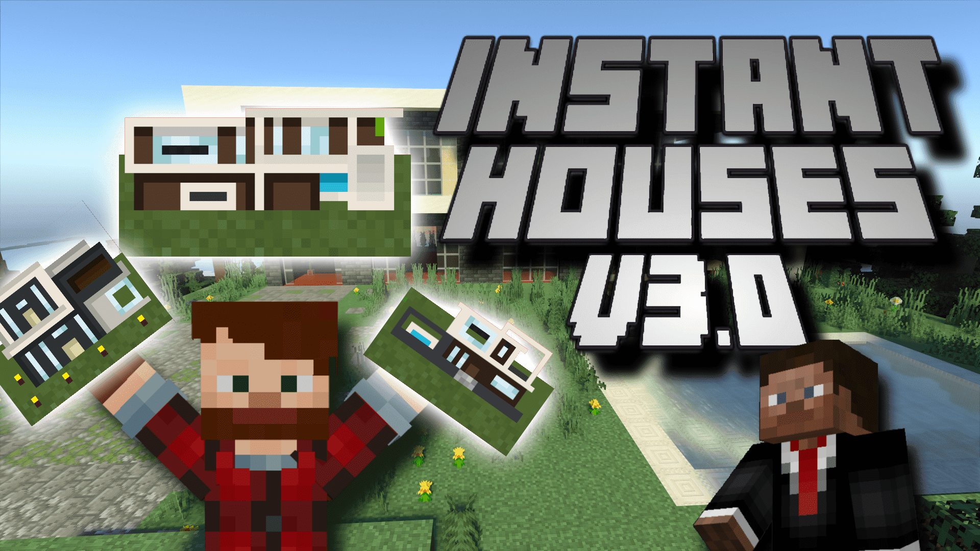 Instant Houses V3.1 Addon Minecraft Bedrock 1.20.70