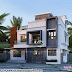 Modern contemporary house rendering 2596 sq-ft