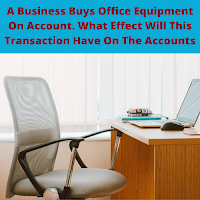 Purchased Office Equipment Accounting Equation