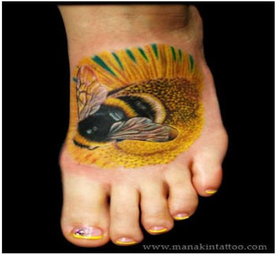 Now horrible and cute insects are newest tattoo Design of the day it looks