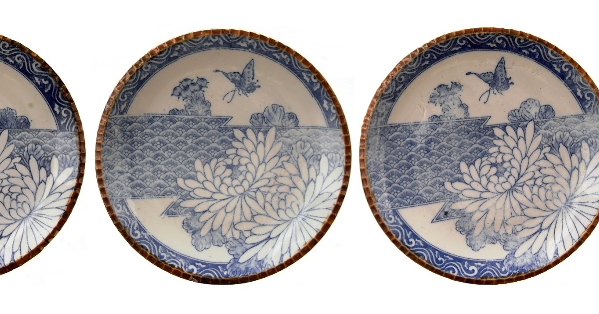 PATINA ANTIK JAPANESE IGEZARA PORCELAIN PLATES