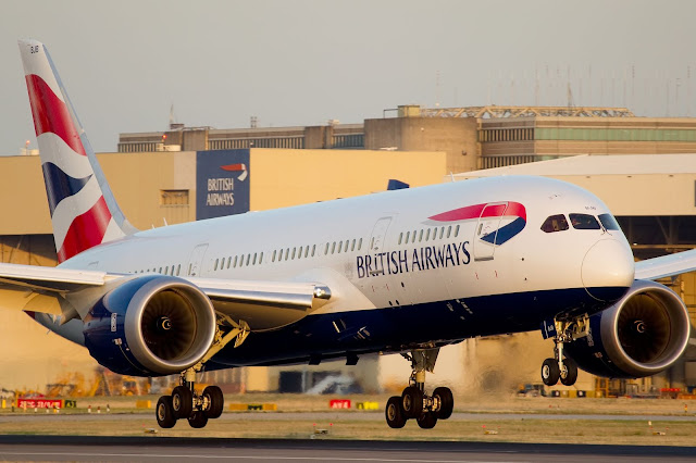 British Airways Boeing 787-8 Dreamliner Takeoff
